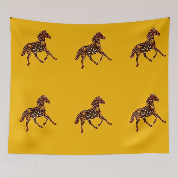 Item preview, horse geometric art designed and sold by  Mudikeys.