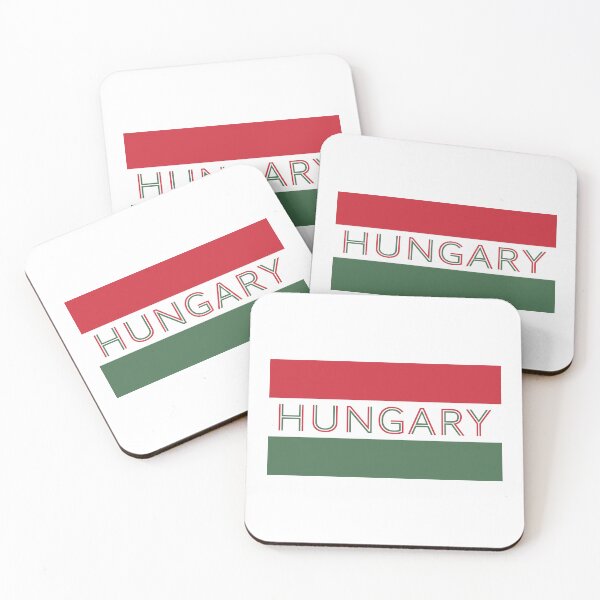 Item preview, Hungary Flag Typography Design – Hungarian Pride Minimal Graphic designed and sold by Caterina@.
