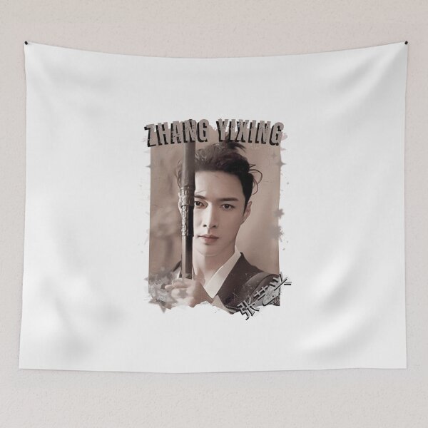 Item preview, Zhang Yixing (张艺兴) Chinese Actor Cdrama Chinese Entertainment Black and White Collage Digital Art Portrait designed and sold by AJUNICE STUDIO.