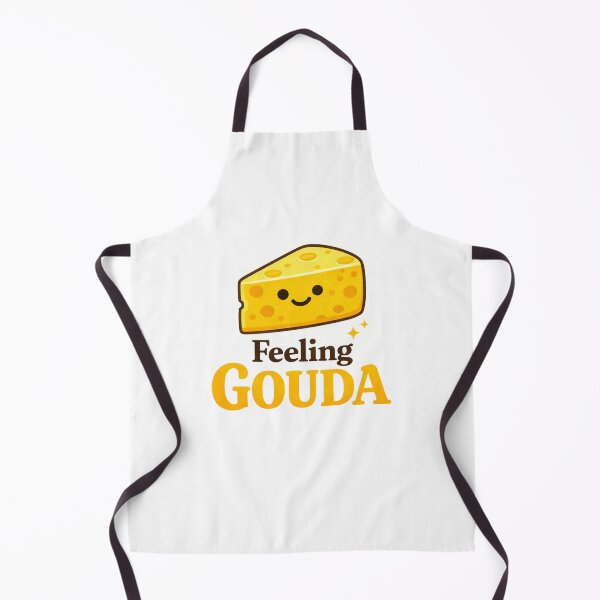 Item preview, Feeling Gouda – Cute Cheese Pun designed and sold by EastEndTownie.