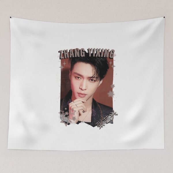 Item preview, Zhang Yixing (张艺兴) Chinese Actor Cdrama Chinese Entertainment Black and White Collage Digital Art Portrait designed and sold by AJUNICE STUDIO.