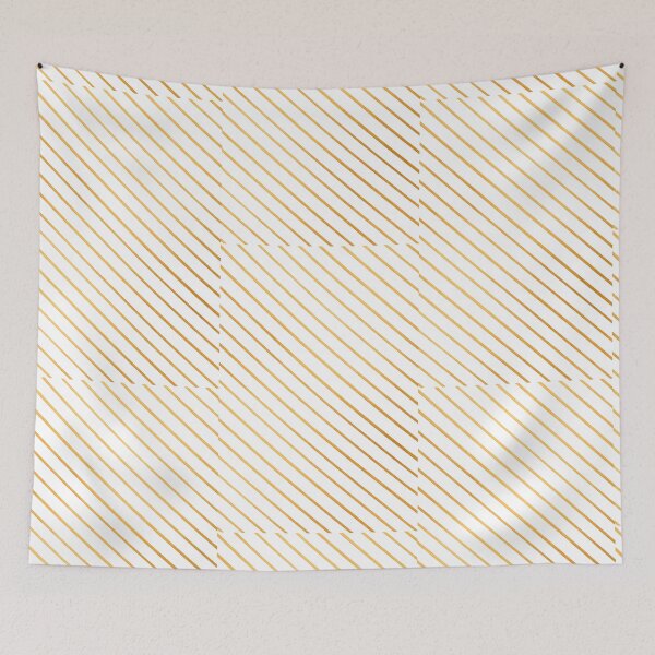 Item preview, Golden Diagonal Stripes Pattern designed and sold by blankTeeShirt.