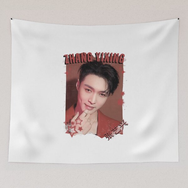 Item preview, Zhang Yixing (张艺兴) Chinese Actor Cdrama Chinese Entertainment Black and White Collage Digital Art Portrait designed and sold by AJUNICE STUDIO.