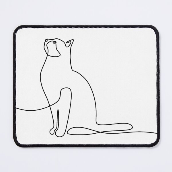 Item preview, Cat line art designed and sold by L-Liebermann.