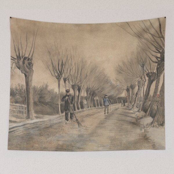 Item preview, Road in Etten by Vincent van Gogh: Post Impressionist country road print designed and sold by artofuniverse.