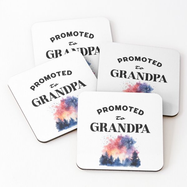 Item preview, Promoted To Grandpa New Grandpa Gift Design designed and sold by Patina & Pixel.