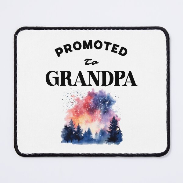 Item preview, Promoted To Grandpa New Grandpa Gift Design designed and sold by Patina & Pixel.