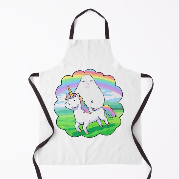 Item preview, BTW Ausistic Cursed Blob on Rainbow Unicorn designed and sold by PickledjoArt.