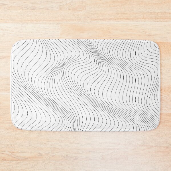 Item preview, Minimal Flow Lines – Abstract Wavy Pattern designed and sold by blankTeeShirt.