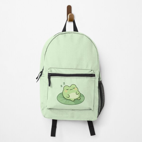 Item preview, Cute Sleeping Frog on Lily Pad designed and sold by AkriDesigns.