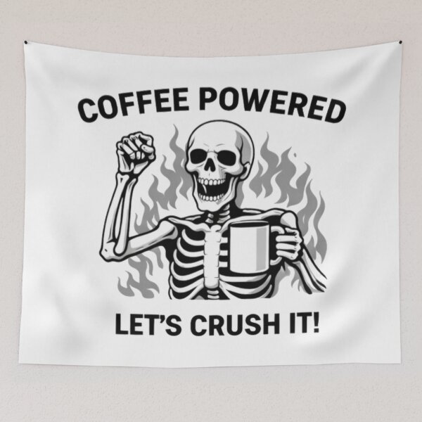 Item preview, The Coffee-Powered Hustle designed and sold by NoriudaR.