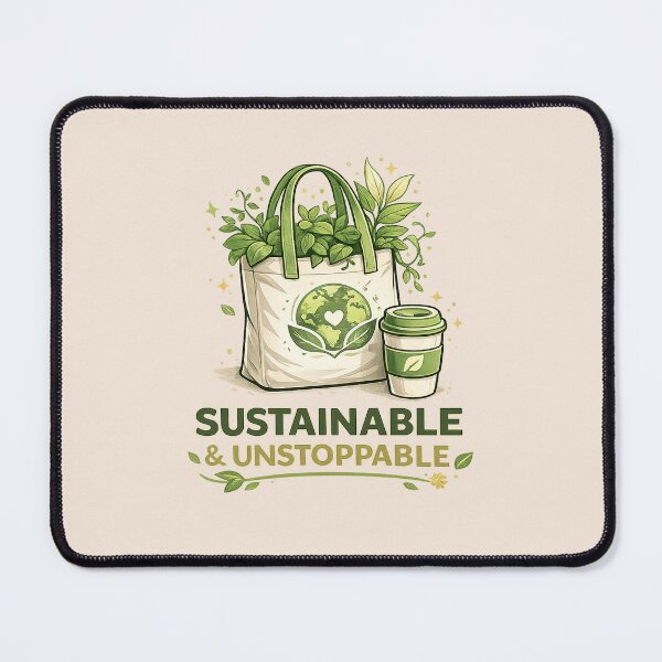 Item preview, Sustainable & Unstoppable – Eco Lifestyle Design | Green Living Earth Day T-Shirt designed and sold by warlistop.