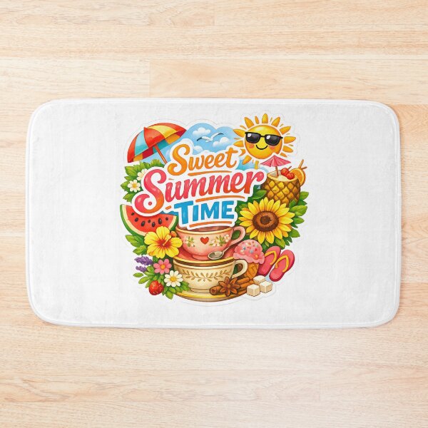 Item preview, Sweet Summer Time – Vibrant Tropical Sticker Design designed and sold by MyTutina.