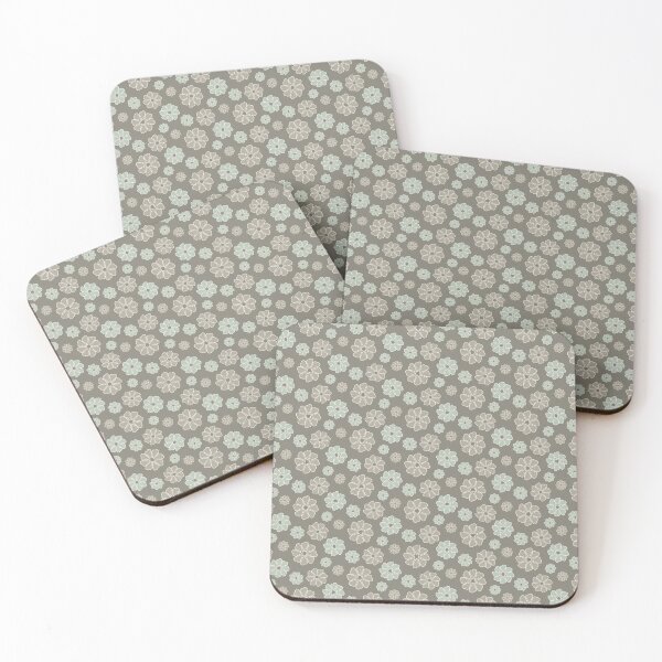 Item preview, Minimalist Pastel Flower Pattern – Soft Floral Seamless Aesthetic Design designed and sold by Artsy Corner.