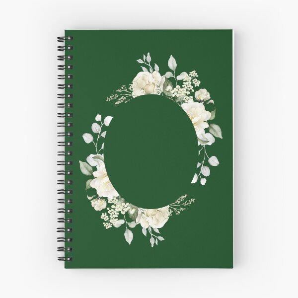 Item preview, Elegant Watercolor White Flowers Botanical Floral Frame designed and sold by SolutionsArt.