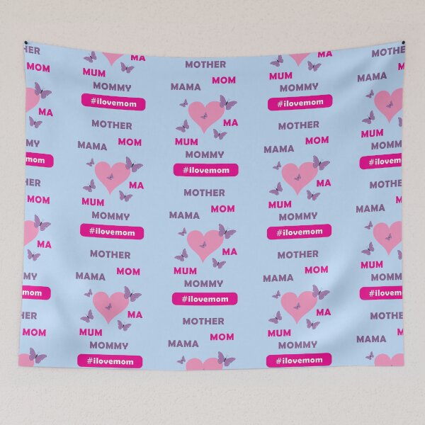 Item preview, Mother's Day I love mom designed and sold by PattersArt.