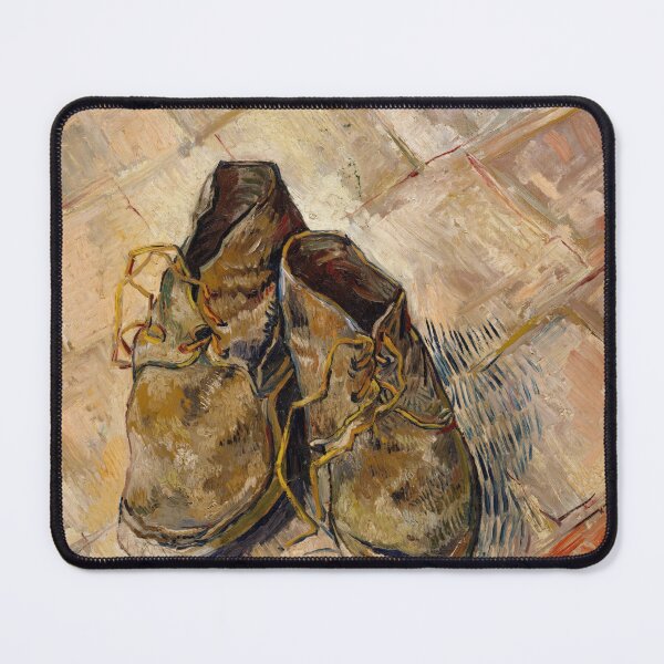 Item preview, Shoes by Vincent van Gogh: Rustic Post-Impressionist Still Life Poster designed and sold by artofuniverse.