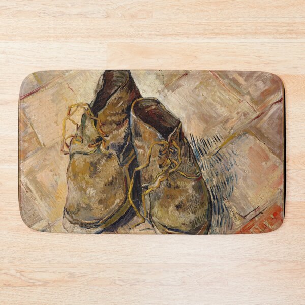 Item preview, Shoes by Vincent van Gogh: Rustic Post-Impressionist Still Life Poster designed and sold by artofuniverse.