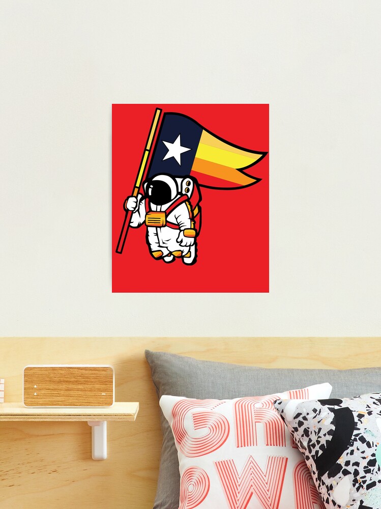 Houston Astros World series Champ Texas Flag Astronaut Space City