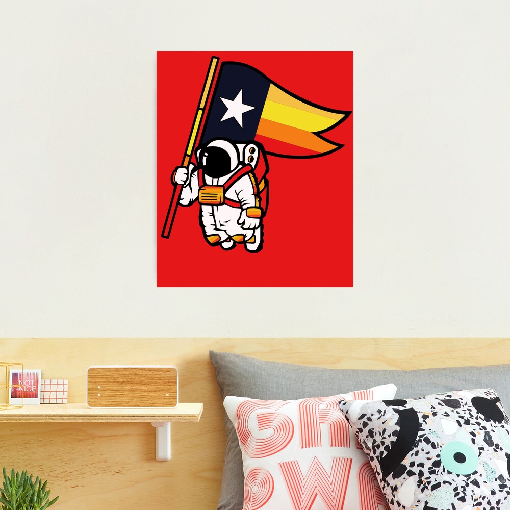 Houston Astros World series Champ Texas Flag Astronaut Space City