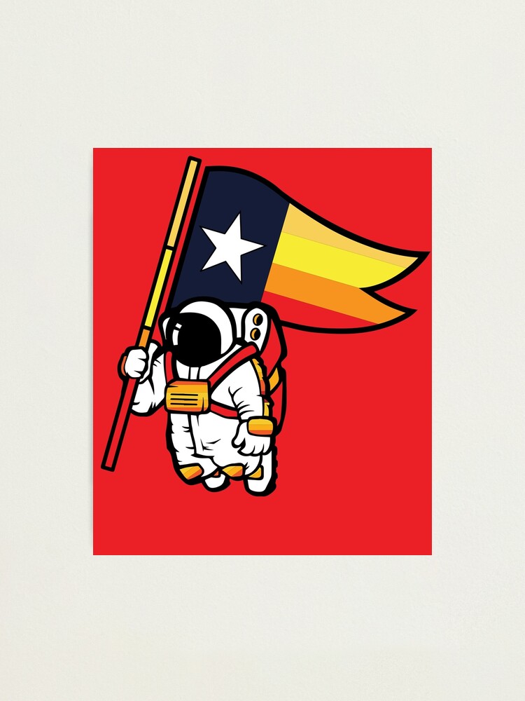 Houston Astros World series Champ Texas Flag Astronaut Space City