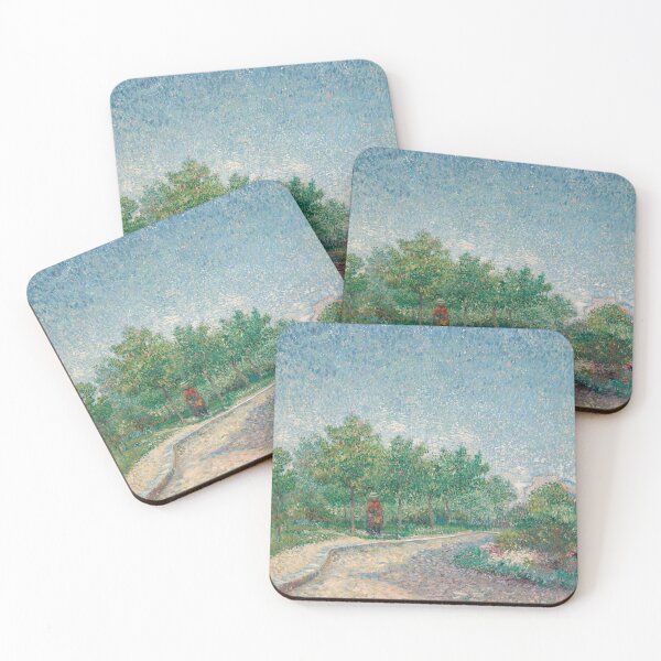 Item preview, Square Saint Pierre Paris by Vincent van Gogh: Post Impressionist Garden Poster designed and sold by artofuniverse.