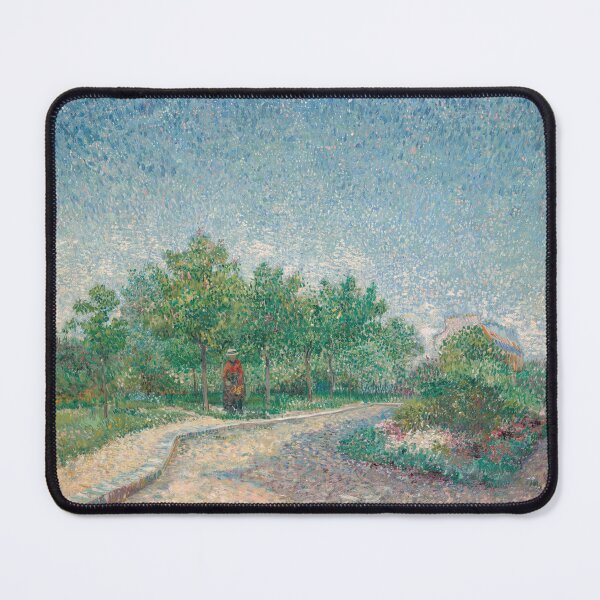 Item preview, Square Saint Pierre Paris by Vincent van Gogh: Post Impressionist Garden Poster designed and sold by artofuniverse.