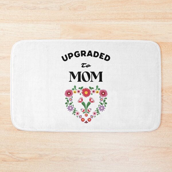 Item preview, Upgraded To Mom New Mom Gift Design designed and sold by Patina & Pixel.