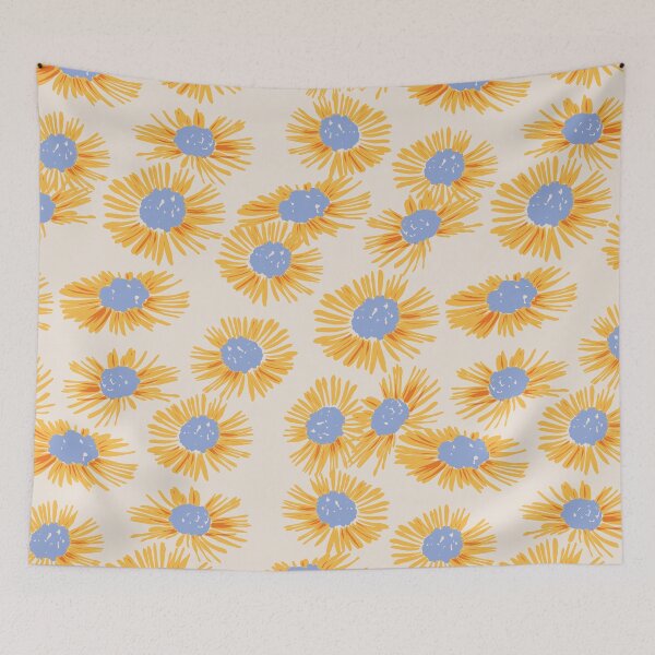 Item preview, Yellow Daisies · Floral background designed and sold by dacoparo.
