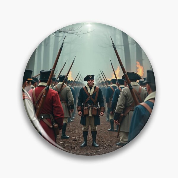 Item preview, Soldier Confronts Troops in Foggy Forest designed and sold by Teeshirtstoday.com.