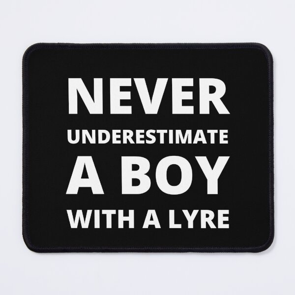 Item preview, Never underestimate a boy with a lyre designed and sold by fev-rocks.