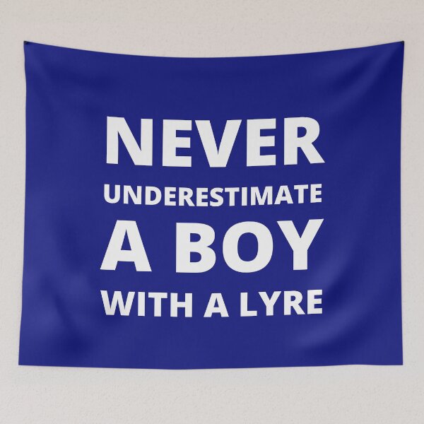 Item preview, Never underestimate a boy with a lyre designed and sold by fev-rocks.