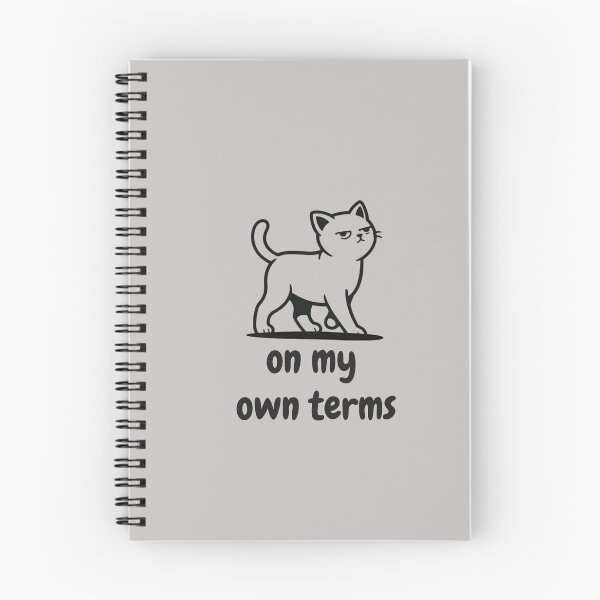 Item preview, On My Own Terms Cat Design designed and sold by AdicretorDesign.