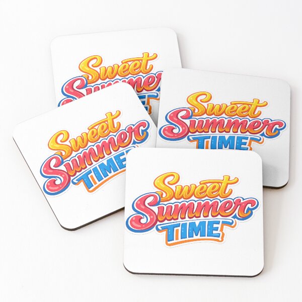 Item preview, Sweet Summer Time – Bold Colorful Typography Sticker designed and sold by MyTutina.