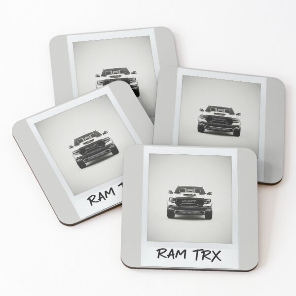Item preview, RAM TRX Super Truck Front View Modern Retro Polaroid Style Art designed and sold by Motorline44.