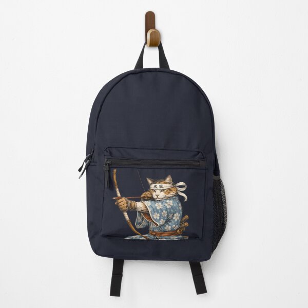 Item preview, Samurai Cat Archer – Japanese Kyudo Art designed and sold by AuraloomAtelier.