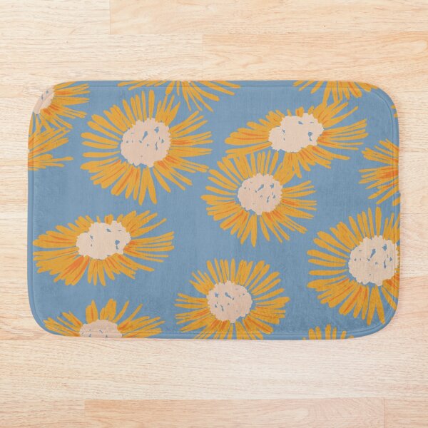 Item preview, Blue Daisies · Floral background designed and sold by dacoparo.