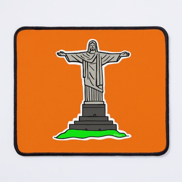Item preview, Christ the Redeemer Doodle designed and sold by PickledjoArt.