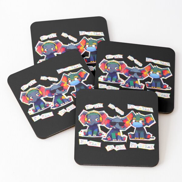 Item preview, Three Wise Little Elephants VIA1 designed and sold by LuCancio23.