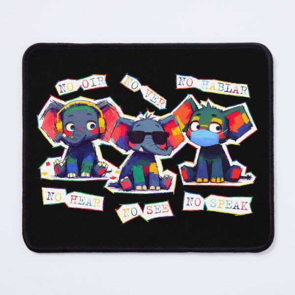 Item preview, Three Wise Little Elephants VIA1 designed and sold by LuCancio23.