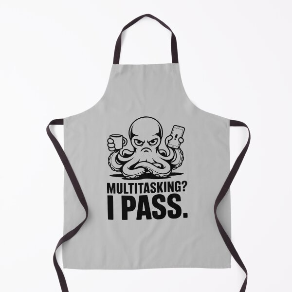 Item preview, Multitasking I Pass Angry Octopus Coffee Sarcastic designed and sold by MavtM.