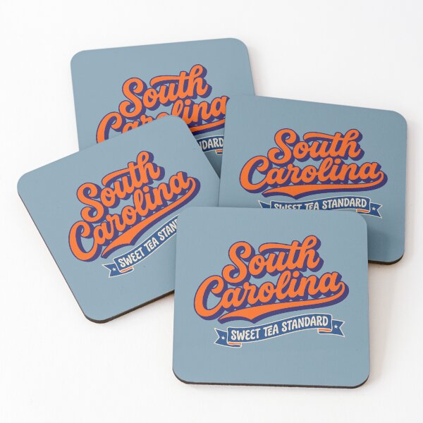 Item preview, South Carolina Sweet Tea Standard Vintage Retro 70s Script Typography Palmetto State designed and sold by Cozy-Old-Pub.
