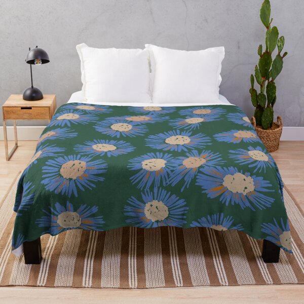 Item preview, Green Daisies · Floral background designed and sold by dacoparo.