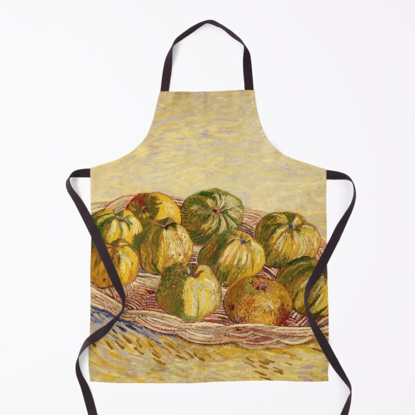 Item preview, Still Life Basket of Apples by Vincent van Gogh: Post Impressionist Kitchen Art designed and sold by artofuniverse.
