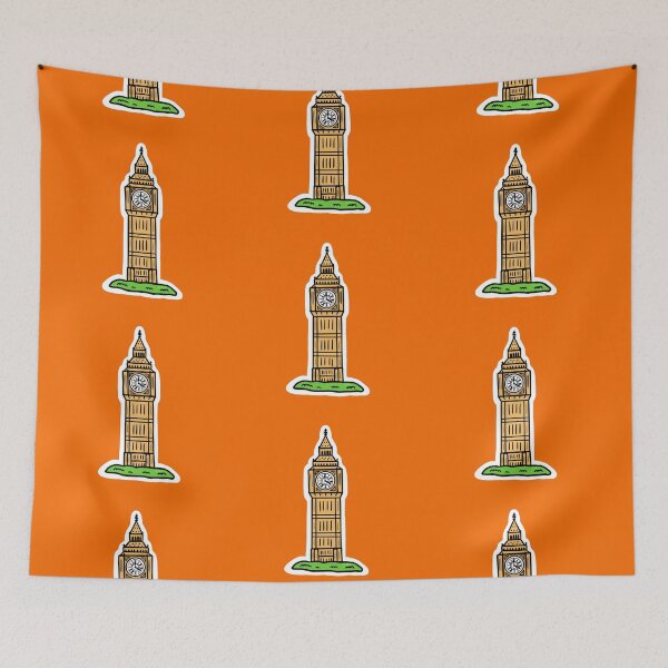 Item preview, Big Ben London Doodle designed and sold by PickledjoArt.