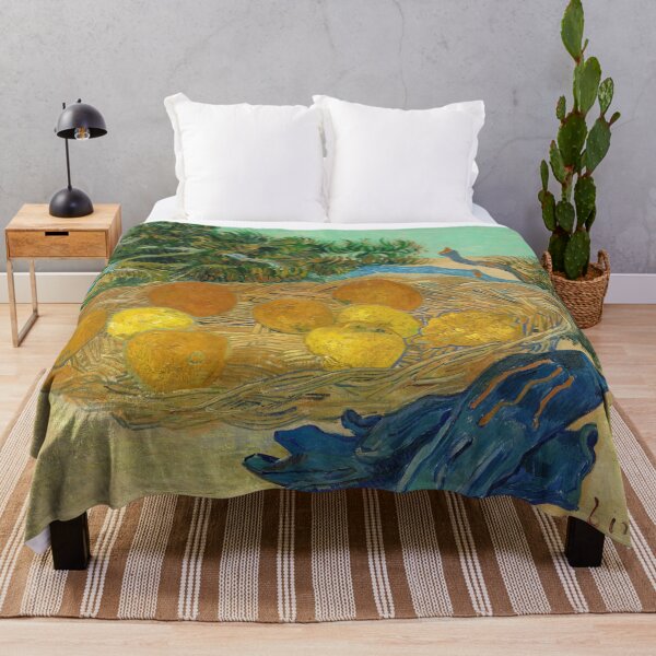 Item preview, Still Life of Oranges and Lemons With Blue Gloves by Vincent van Gogh: Post Impressionist Kitchen Art designed and sold by artofuniverse.