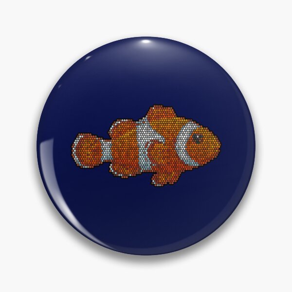 Item preview, Clownfish Dot Art Mosaic designed and sold by MSBM Designs.