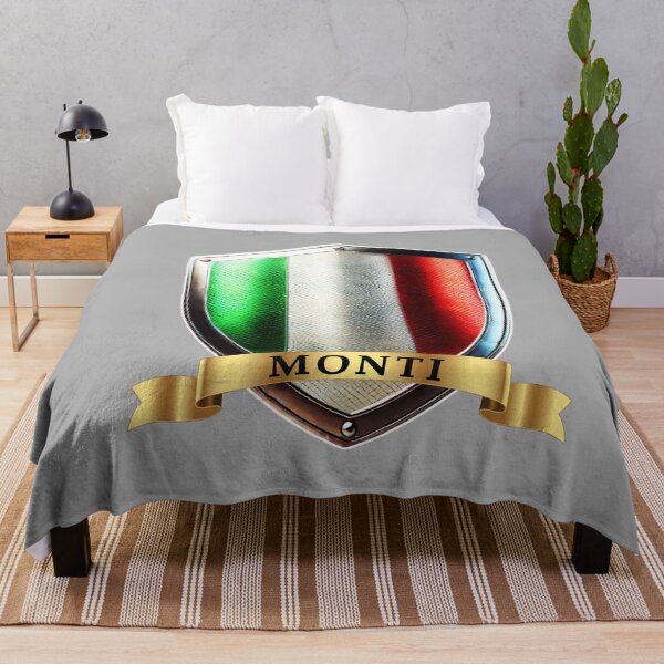 Item preview, Monti Italy Surname Crest Shield designed and sold by Highlandkings.