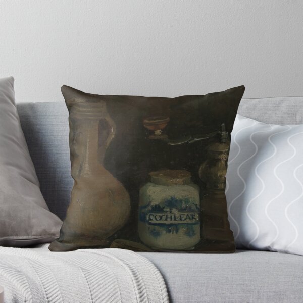 Item preview, Still Life With a Bearded Man Jar by Vincent van Gogh: Rustic Kitchen Poster designed and sold by artofuniverse.
