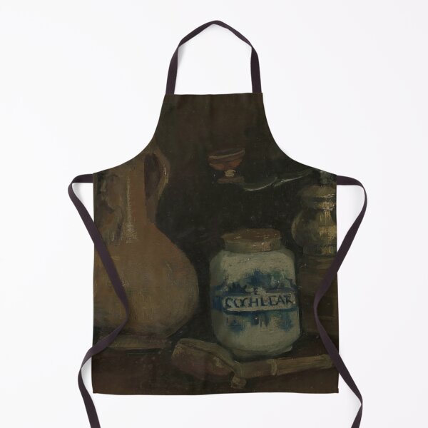 Item preview, Still Life With a Bearded Man Jar by Vincent van Gogh: Rustic Kitchen Poster designed and sold by artofuniverse.